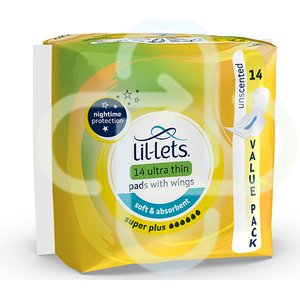 LIL-LETS ULTRA SUPER PLUS UNSCENTED 14