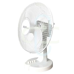 ALVA AIR 30CM PLASTIC DESK FAN - WHITE 1