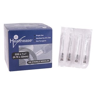 NEEDLE 22GX32MM HEALTHEASE BLACK 100~