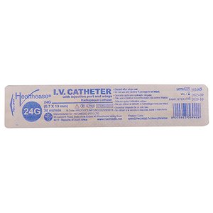 IV CATHETER INJECTION PORT WW 24G  1