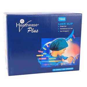 SYRI 10ML 3PART L/SLIP LATEX FREE 100~