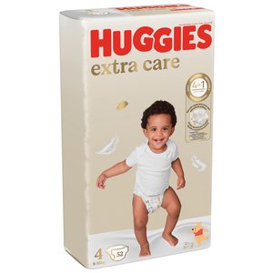 HUGGIES EXTRA CARE SIZE 4 PACK OF 52 VP