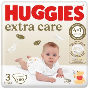 HUGGIES EXTRA CARE SIZE 3 PACK OF 60 VP