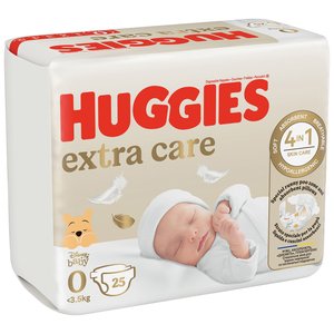 HUGGIES EXTRA CARE SIZE 0 PACK OF 25