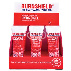 BURNSHIELD HYDROGEL 25ML TUBES 12s