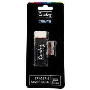ERASER & 1 HOLE SHARPENER CROXLEY 1