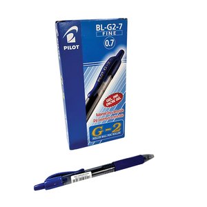 PEN GEL ROLLERBALL BLUE PILOT BLG27 12'S