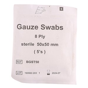 GAUZE 50X50X8PLY STE LEVTRADE 5 1