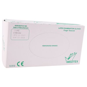 GLOVE EXAM LATEX PF X-LRG MEDTEX 100