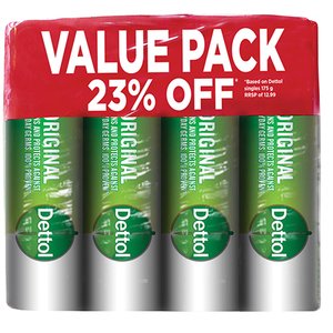 DETTOL SOAP ORIGINAL 4X175G VAP ~