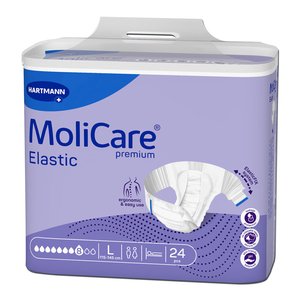 MOLICARE ELASTIC 8 DROP LARGE 24