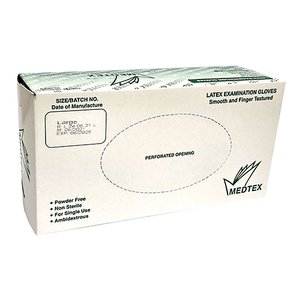GLOVE EXAM LATEX PF LRG MEDTEX 100~