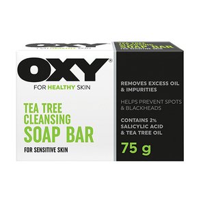 OXY TEA TREE CLEANSING SOAP BAR 75G
