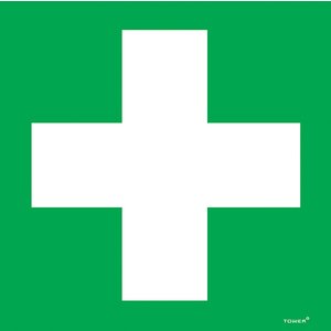 TOWER SIGN MEDICAL CROSS 150 X 150 MM AB