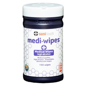 ALCOHOL 80% MEDIWIPE SANI-TOUCH 150