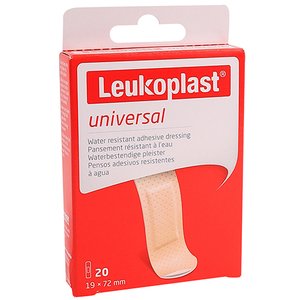 LEUKOPLAST UNIVERSAL 19X72MM TAN 20