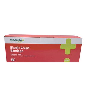 MEDIRITE CREPE BANDAGE ELASTIC 100MM 1