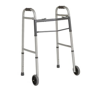 WALKER FOLDABLE STANDARD WITH WHEELS