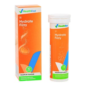 HEALTH FIRST HYDRATE FIZZY 10 NAARTJIE