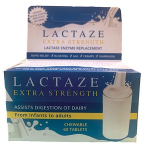 LACTAZE EXTRA STRENGTH CHEW TABS 60