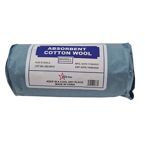 COTTON WOOL ROLLS MEDISTAR 50G 1'S