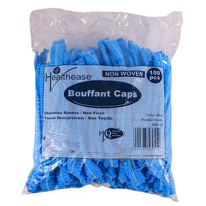 MOP CAP BOUFFANT BLUE HEALTHEASE 100~