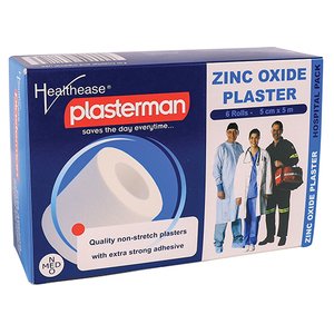 ZINC OXIDE TAPE 5CMX5 HEALTHEASE 6's