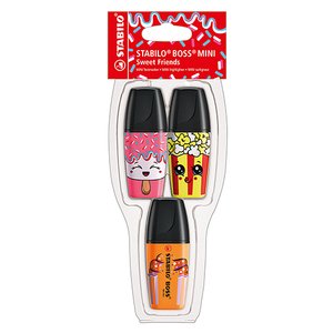 STABILO BOSS MINI SWEET FRIEND 3's
