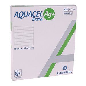 AQUACEL AG+IONIC SILVER DRESS 15x15CM 5s