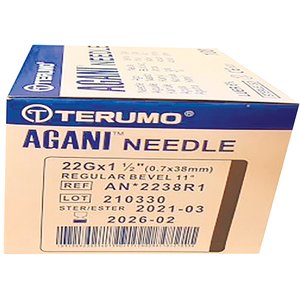NEEDLE 22GX38MM TERUMO BLACK 100~