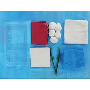 DRESS TRAY LARGE W/FORCEPS COSTIWAY