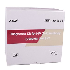 HIV DEVICE TEST KHB + LANCET & SWABS 50~