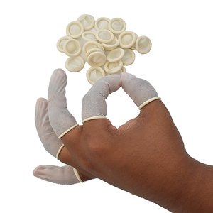 FINGER COTS LATEX MEDIUM HEALTHEASE 100s