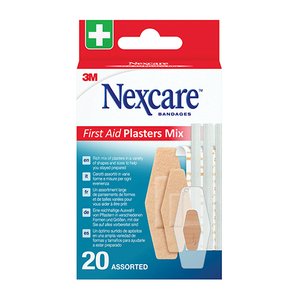 NEXCARE FIRST AID PLASTER MIX ASSORT 20