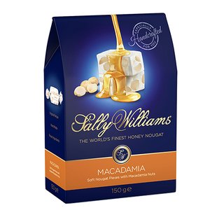 SALLY WILLIAMS NOUGAT MACADAMIA PCK 150G