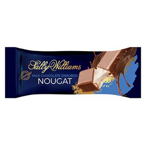 SALLY WILLIAMS NOUGAT BARS CHOC 50GX24~