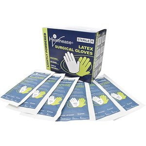 GLOVES SURG STERILE LP HEALTHEAS 8.5 50~