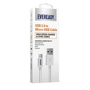 EVEREADY USB CHARGER CABLE MICRO 1S