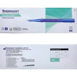 DERMAL CURETTE 4MM STAINLESS STEEL 1