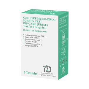 DRUG 6 PANEL TEST ONE STEP DIPCARD 1