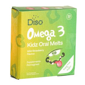 DISO KIDS OMEGA-WILD STRAWBERRY 30 STRIP
