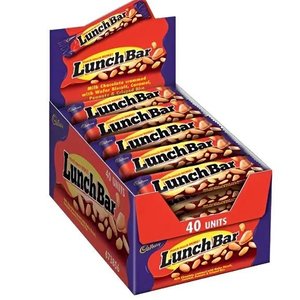 CADBURY LUNCH BAR ORIGINAL CHOC 44GX40~