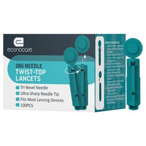 LANCET 28G TWIST TOP ECONOCARE 100~