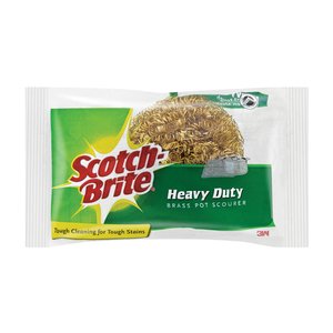 SCOTCH BRITE BRASS POT SCOURERS 1 PACK