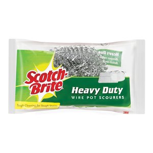 SCOTCH BRITE WIRE POT SCOURERS 3 PACK