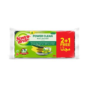 SCOTCH BRITE SCRUB SPONGE 2+1 IN PACK