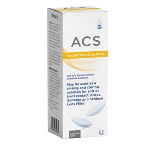 ACS SALINE SOLUTION PLUS 500ML