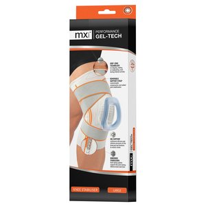 MX GEL-TECH ELASTICATED KNEE SUPPORT L
