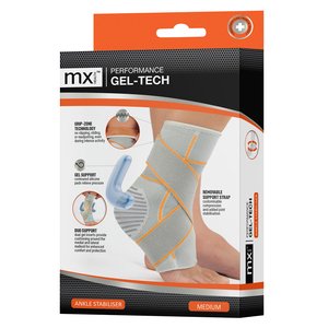 MX GEL-TECH ELASTICATED ANKLE SUPPORT M