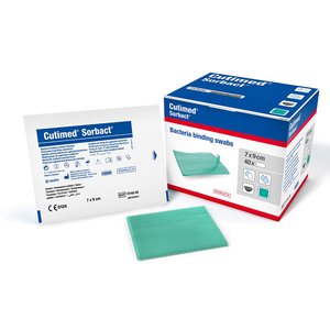 CUTIMED SORBACT SWAB 7x9CM 1's